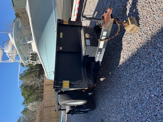 12' Dump Trailer for rent - 12' x 6' 9,900 lbs trailer - Virginia Beach rental