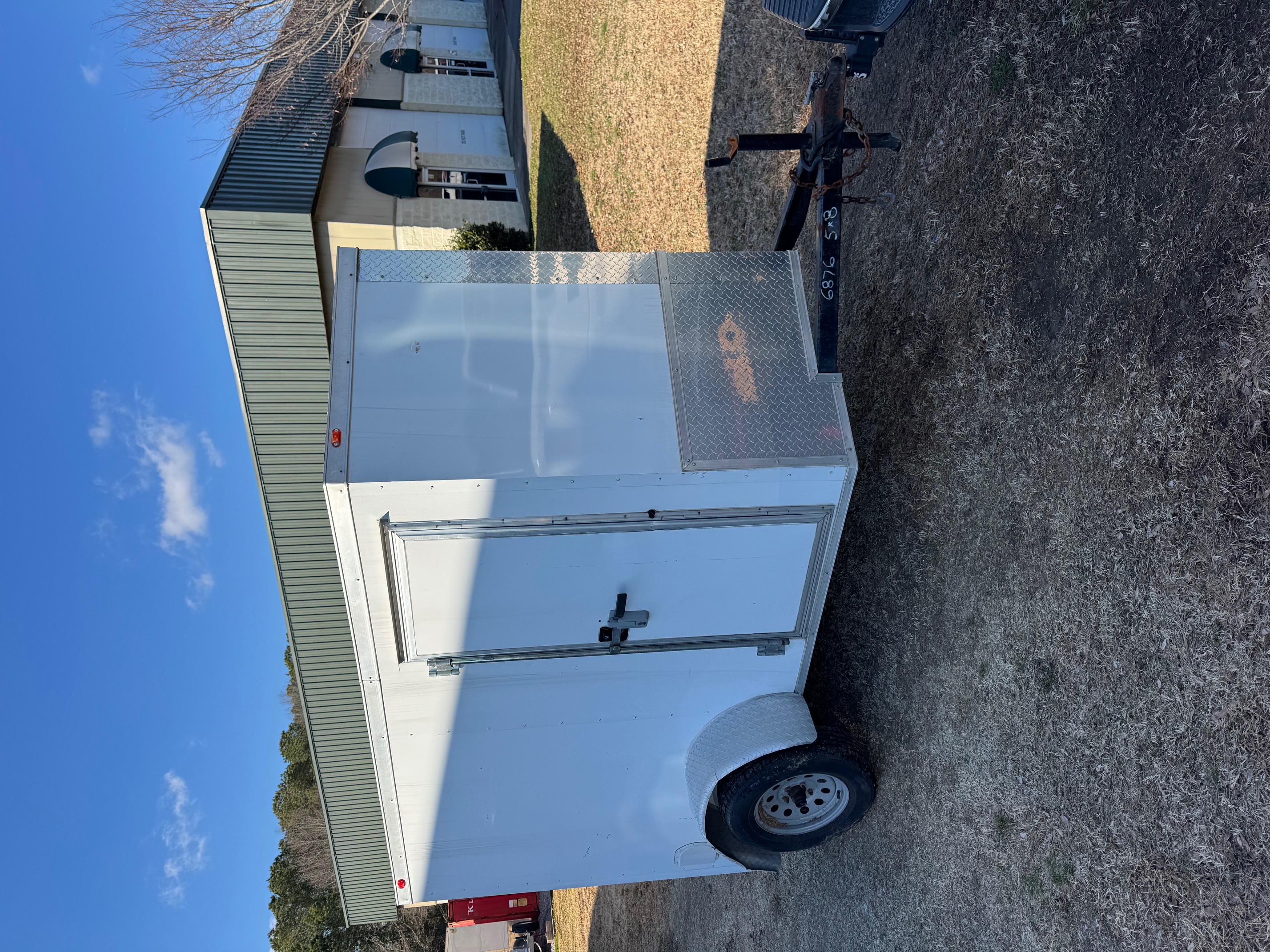 5x8 Enclosed Trailer for rent - 8' x 5' 1,950 lbs trailer - Virginia Beach rental
